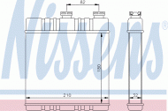 Теплообменник NISSENS 72660