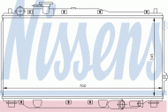 Теплообменник NISSENS 66604