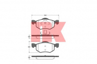 Комплект тормозных колодок NK 222569