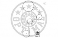 Ременный комплект OPTIMAL SK-1066