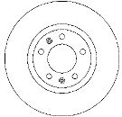 Тормозной диск MAPCO 15313