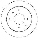 Тормозной диск MAPCO 15504