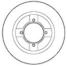 Тормозной диск MAPCO 15512