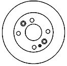 Тормозной диск MAPCO 15573