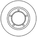 Тормозной диск MAPCO 15682