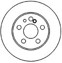 Тормозной диск MAPCO 15798