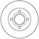 Тормозной диск MAPCO 15861