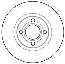 Тормозной диск MAPCO 15864