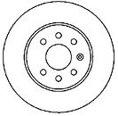 Тормозной диск MAPCO 25503