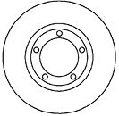 Тормозной диск MAPCO 25511