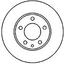 Тормозной диск MAPCO 25526