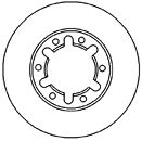 Тормозной диск MAPCO 45520