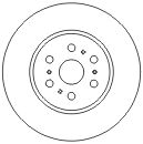 Тормозной диск MAPCO 45540