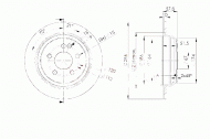 Тормозной диск ICER 78BD0416