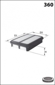 Фильтр MECAFILTER ELP3775