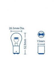 Лампа накаливания ACDelco ACBU2008