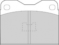 Комплект тормозных колодок NECTO FD446A