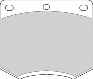 Комплект тормозных колодок NECTO FD4023A