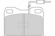 Комплект тормозных колодок NECTO FD6164A