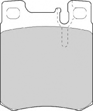 Комплект тормозных колодок NECTO FD6641A