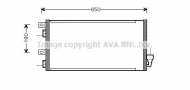 Конденсатор AVA QUALITY COOLING BWA5256