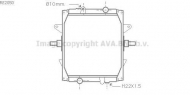 Теплообменник AVA QUALITY COOLING RE2050