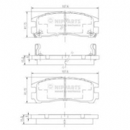 Комплект тормозных колодок NIPPARTS J3615003