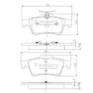 Комплект тормозных колодок NIPPARTS N3613022