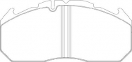 Комплект тормозных колодок DURON DCV1585BFE