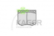 Комплект тормозных колодок KAGER 35-0054