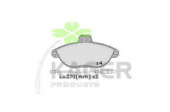 Комплект тормозных колодок KAGER 35-0180