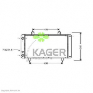 Теплообменник KAGER 31-0841
