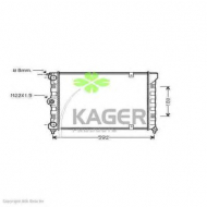 Теплообменник KAGER 31-1186