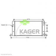 Теплообменник KAGER 31-1218