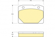 Комплект тормозных колодок GIRLING 6101403