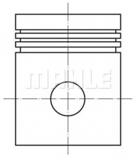 Поршень MAHLE ORIGINAL 014 53 10