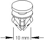 Пружинный зажим TOPRAN 111 491