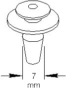Пружинный зажим TOPRAN 103 545