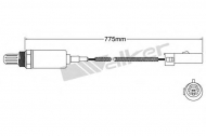 Датчик WALKER PRODUCTS 250-21007