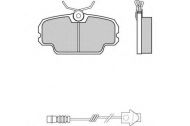 Комплект тормозных колодок E.T.F. 12-0226