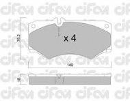 Комплект тормозных колодок CIFAM 822-014-0