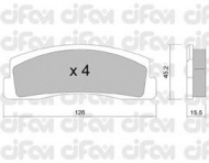 Комплект тормозных колодок CIFAM 822-046-0