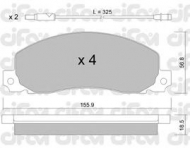 Комплект тормозных колодок CIFAM 822-098-0
