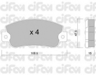 Комплект тормозных колодок CIFAM 822-104-0