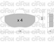 Комплект тормозных колодок CIFAM 822-137-0