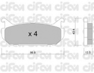 Комплект тормозных колодок CIFAM 822-303-0