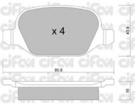 Комплект тормозных колодок CIFAM 822-324-1