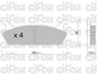 Комплект тормозных колодок CIFAM 822-390-0