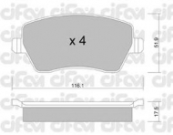Комплект тормозных колодок CIFAM 822-485-0