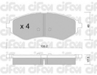 Комплект тормозных колодок CIFAM 822-508-0